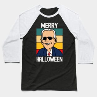 Joe Biden - Merry Halloween Baseball T-Shirt